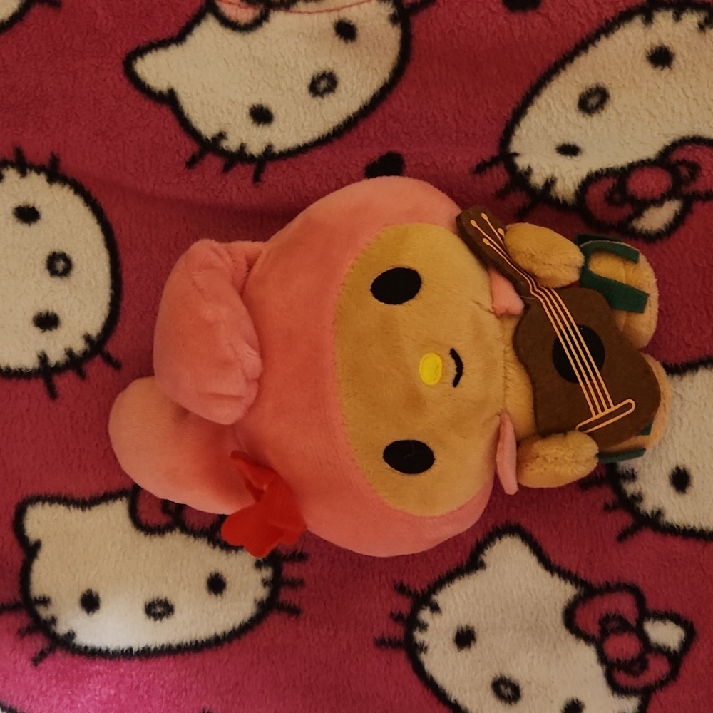Authentic vintage hawaiian my melody plushie